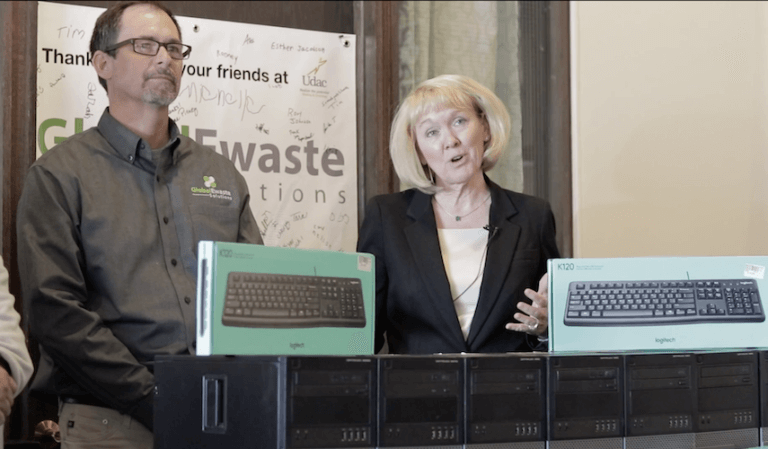 Global Ewaste Solutions Donates Computers to Udac